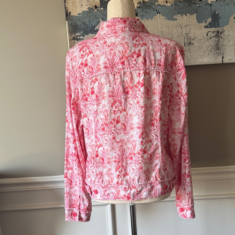 Tommy Bahama Floral Button-Up Jacket Size L - Picture 7 of 16